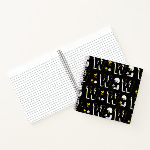 Woodstock Varsity Sports Letter Pattern Notebook