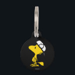 Woodstock Varsity Sports Letter Pattern Pet ID Tag<br><div class="desc">Take a look at this super cute design featuring Woodstock's varsity letter.</div>