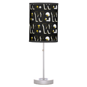 Woodstock Varsity Sports Letter Pattern Table Lamp