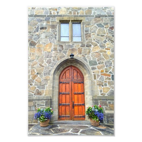 Woodstock Vermont Church Doors Photo Print