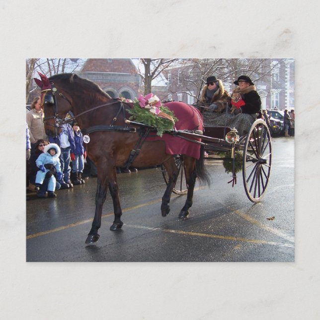 WOODSTOCK WASSAIL PARADE POSTCARD (Front)