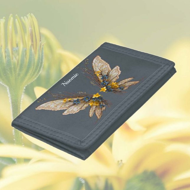 Woodsy Butterfly 4 Trifold Wallet (Creator Uploaded)
