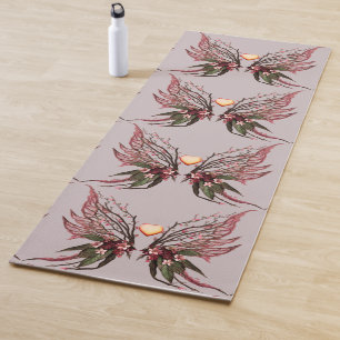 Woodsy Butterfly Yoga Mat
