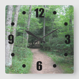Woodsy Path Wall Clock