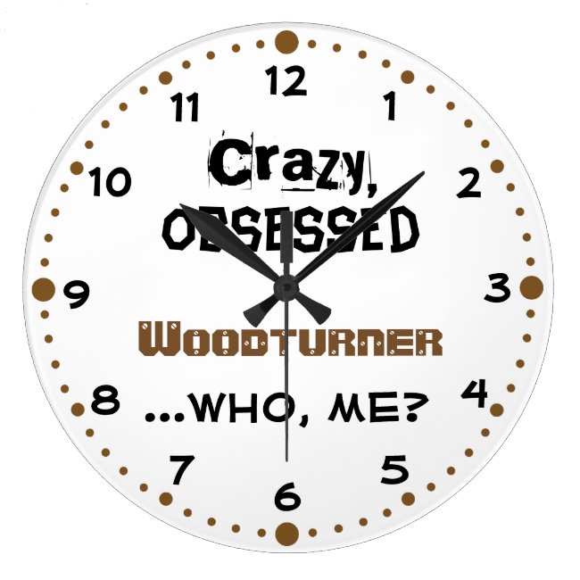 Woodturning Gift Home Decor Clock Crazy Woodturner