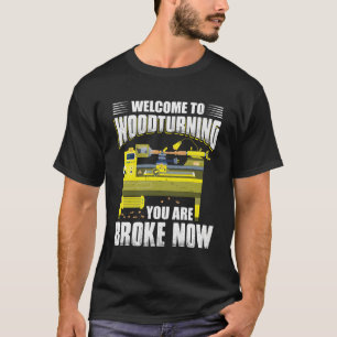 Woodturning Tools Sandpaper Wood Turner Lathe Wood T-Shirt