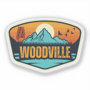 Woodville, Alabama Sticker