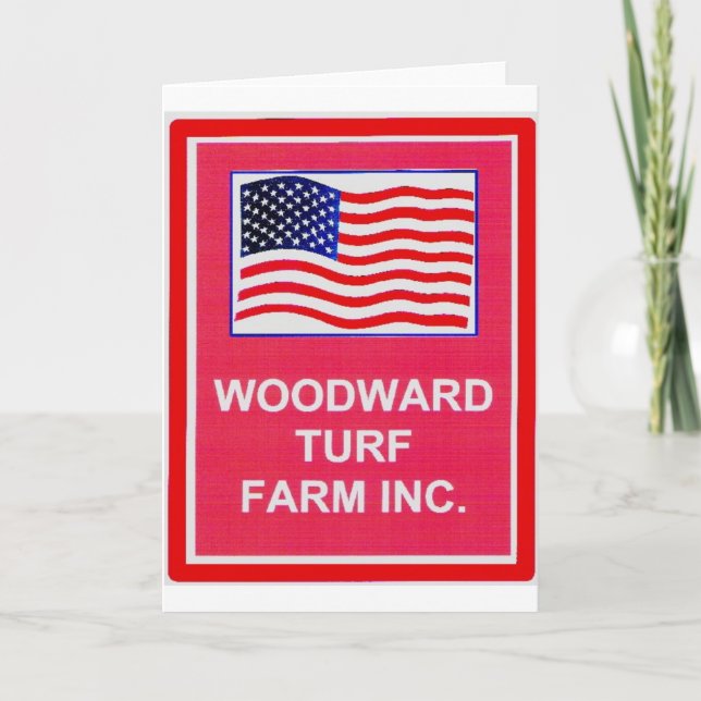 WOODWARD TURF FARM INC. CARD (Front)