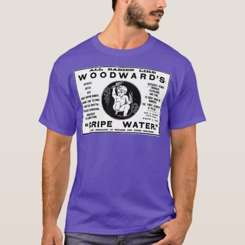 Woodwards Baby Gripe Water circa 1900 T_Shirt