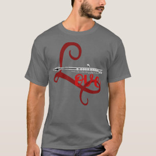 Woodwind Flute Love Flutist T-Shirt