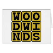 Woodwinds, Musical Instruments (Front Horizontal)