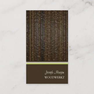 WOODWORK FLOORING/DIY BACKGROUND COLOR BUSINESS CARD