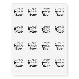 Woodworker Ever Gift Funny Temporary Tattoos