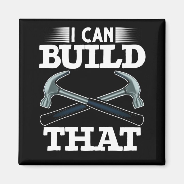 Woodworker Father Handyman Carpenter Humor Magnet (Front)