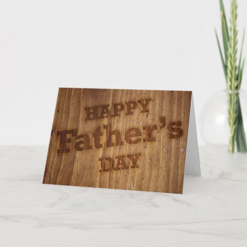 Woodworker Fathers Day Card