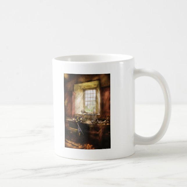 Woodworker - Many old tools Coffee Mug (Right)