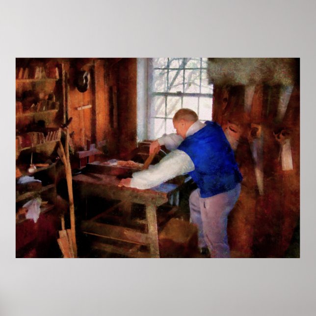 Woodworker - The master carpenter Poster (Front)