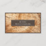 Woodworker Wood Business Card