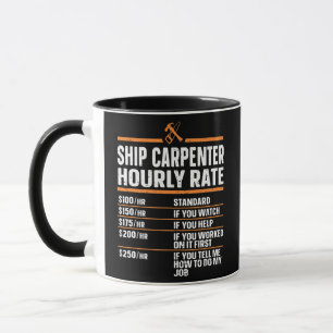 Woodworker Woodworking Carpentry Ship Carpenter Mug