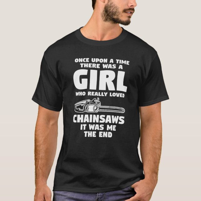Woodworker Woodworking Chainsaw Premium T-Shirt (Front)