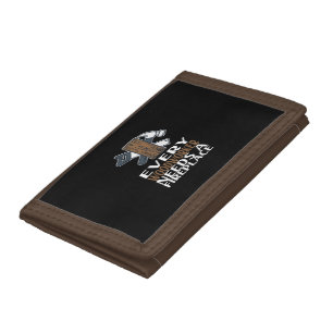 Woodworker Woodworking Gift Tri-fold Wallet
