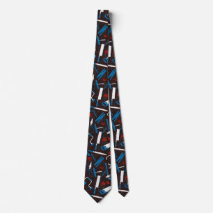 Woodworking Carpenter Neck Tie Woodworker Gift