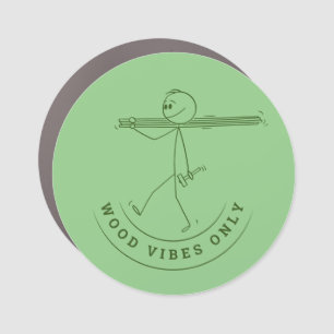Woodworking Decal Magnet Wood Vibes