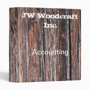 Woodworking Timber Business Binder