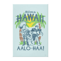 Woody and Buzz - Welcome To Hawaii Canvas Print