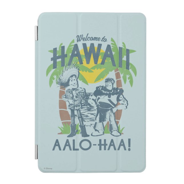 Woody and Buzz - Welcome To Hawaii iPad Mini Cover (Front)