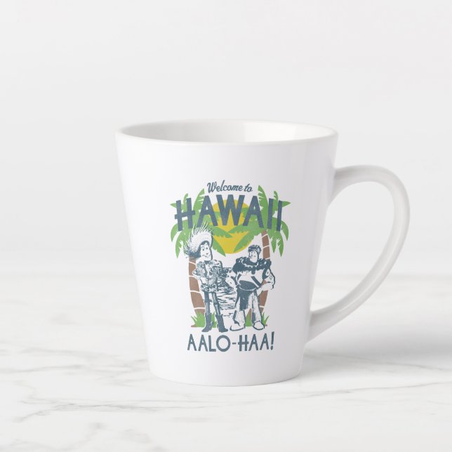 Woody and Buzz - Welcome To Hawaii Latte Mug (Right)