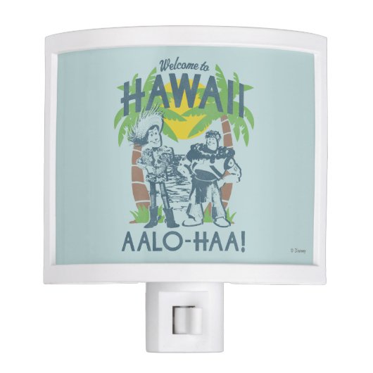 Woody and Buzz - Welcome To Hawaii Night Light (Front)