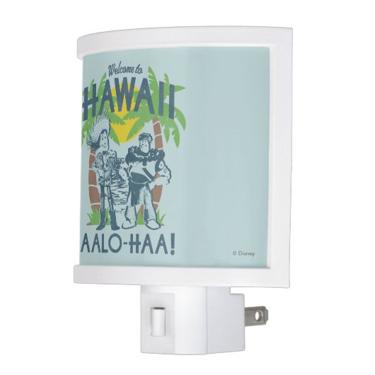 Woody and Buzz - Welcome To Hawaii Night Light (Left)