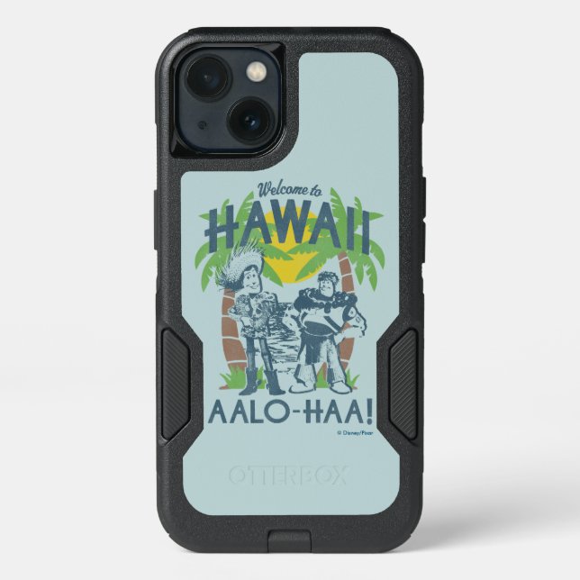 Woody and Buzz - Welcome To Hawaii Otterbox iPhone Case (Back)