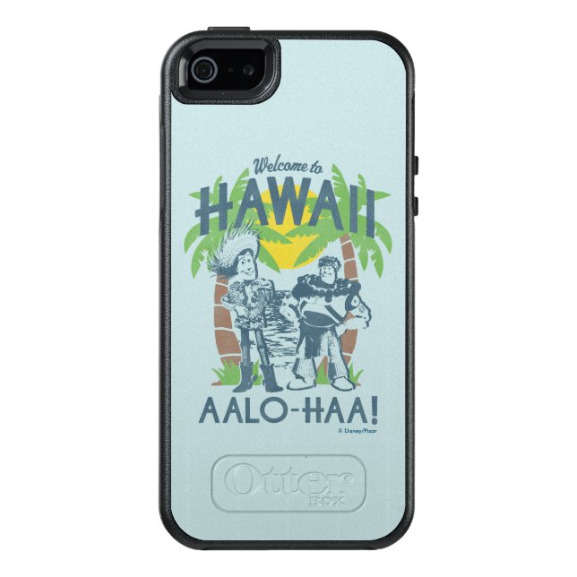 Woody and Buzz - Welcome To Hawaii Otterbox iPhone Case (Back)