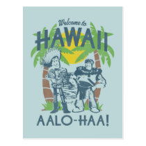 Woody and Buzz - Welcome To Hawaii Postcard