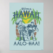 Woody and Buzz - Welcome To Hawaii Poster