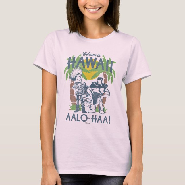 Woody and Buzz - Welcome To Hawaii T-Shirt (Front)
