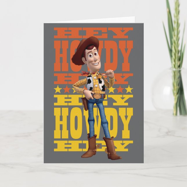 Woody - Howdy! Card (Front)