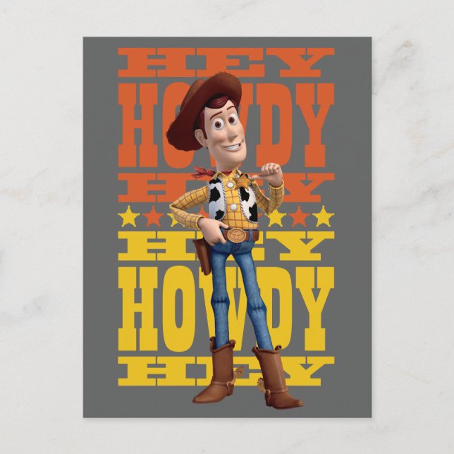 Woody - Howdy! Postcard (Front)
