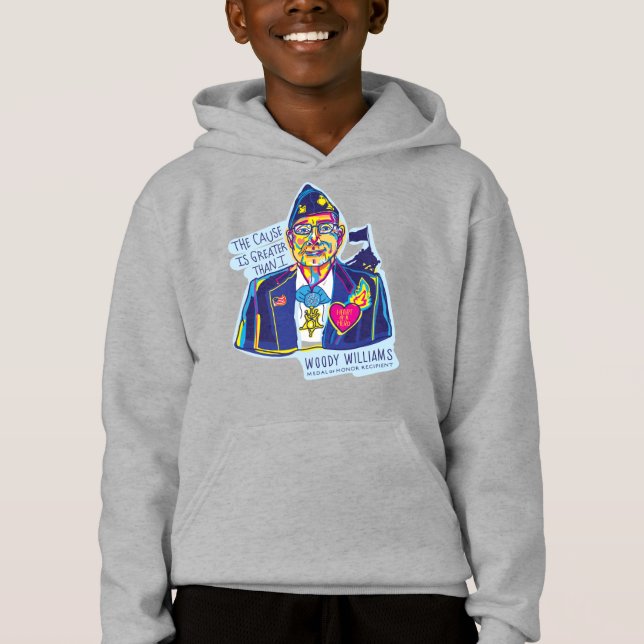 Woody Illustration- Cause is Greater Than I  Hoodie (Front)