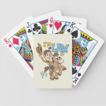 Woody "I'm The Law" Bicycle Playing Cards