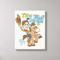Woody "I'm The Law" Canvas Print