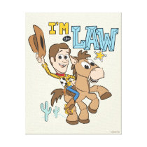 Woody "I'm The Law" Canvas Print