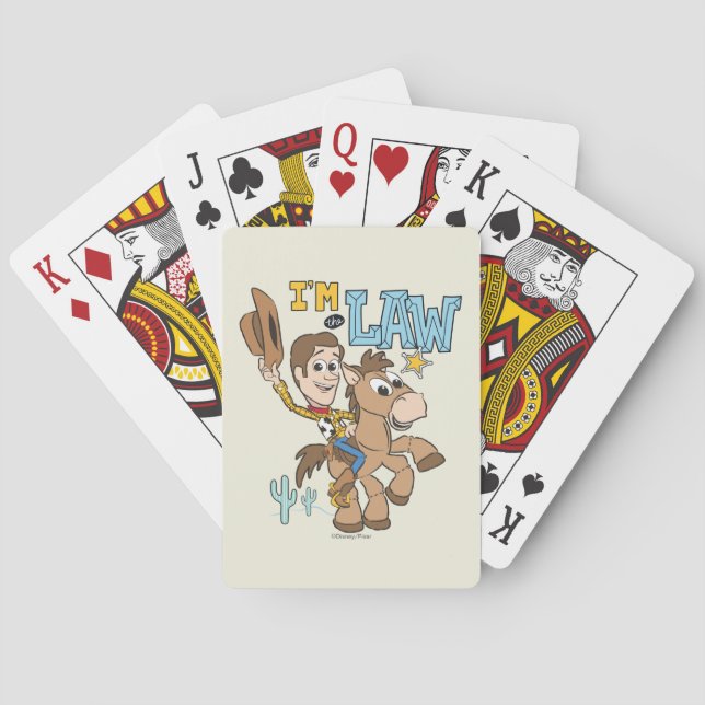 Woody "I'm The Law" Playing Cards (Back)