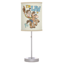 Woody "I'm The Law" Table Lamp