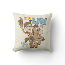 Woody "I'm The Law" Throw Pillow