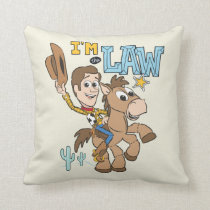 Woody "I'm The Law" Throw Pillow