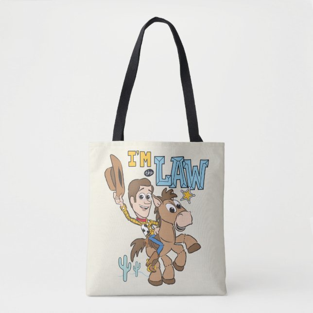 Woody "I'm The Law" Tote Bag (Front)