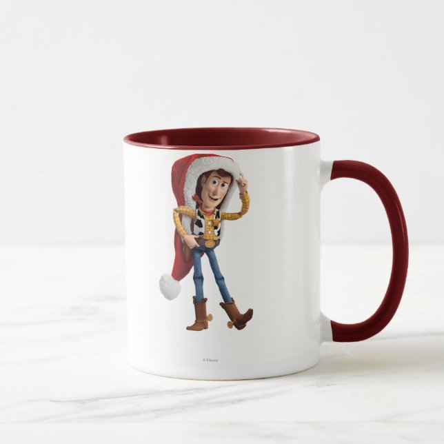 Woody in Santa Hat Mug (Right)